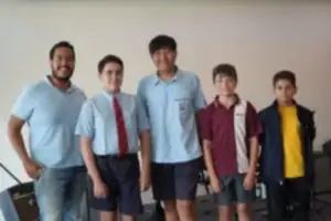 Gallery Music School, Group of young students enthusiastically participating in music classes at Besharp Music School, Adelaide., clarinet lesson