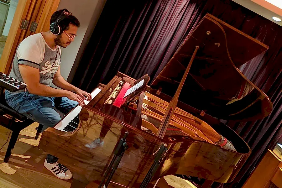 Image representing music tutoring and lessons at Besharp Music School in Tusmore, Adelaide, showcasing a vibrant and educational environment for students of all ages.